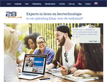 Tablet Screenshot of 2blearning.com
